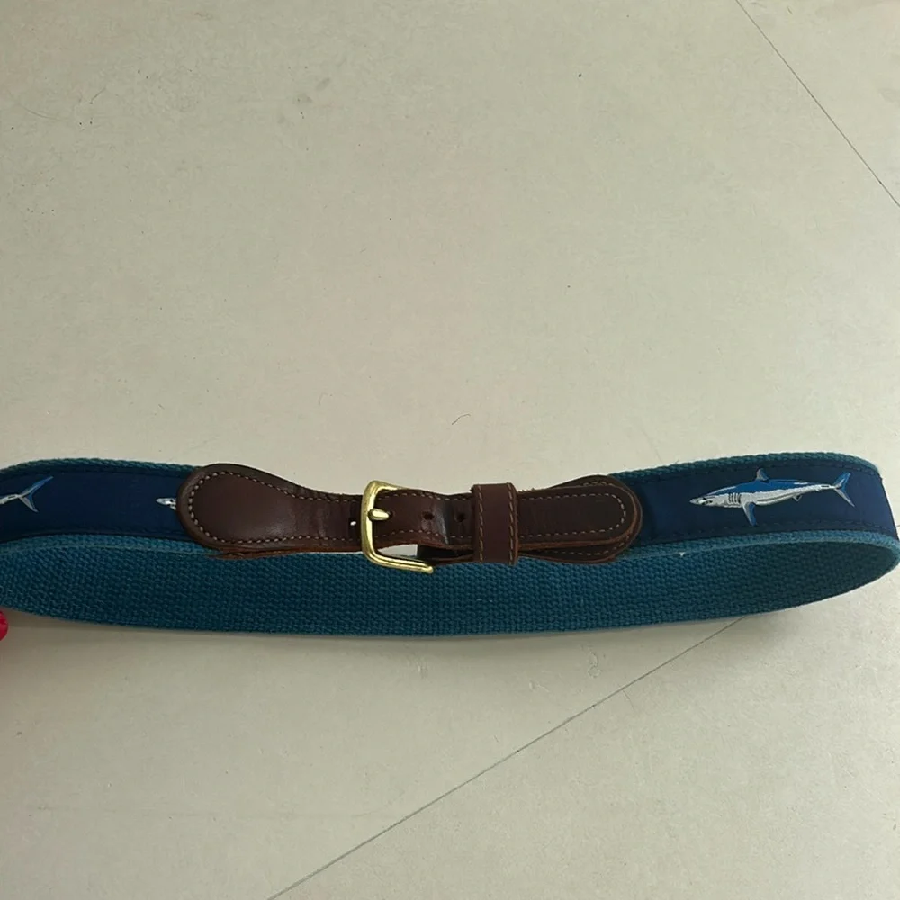 Blue Shark Pattern Belt for boys by Preston